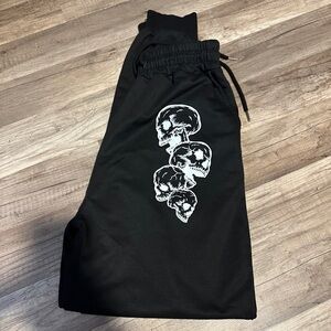 Women’s Black Skeleton Jogger Sweatpants